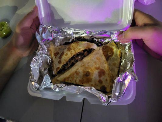 Campechano quesadilla