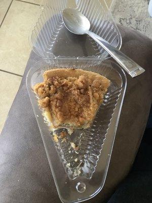 Apple crumble pie