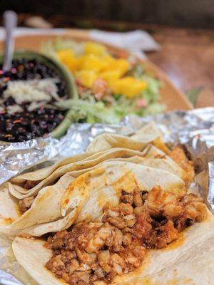 Chipotle Tacos (grilled catfish)