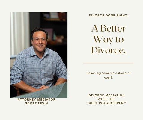 Peaceful divorce mediator Scott Levin