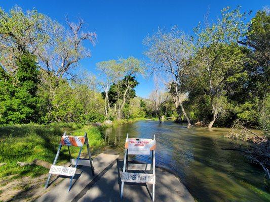 Trail closed due to flooding (April 2023)