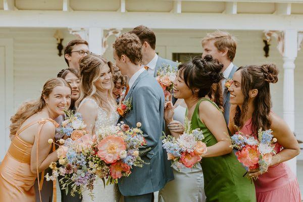 Since 1933, Palmer Flowers Greeley is your go-to source for wedding florals. Roaming Photo IG @roaming.photo