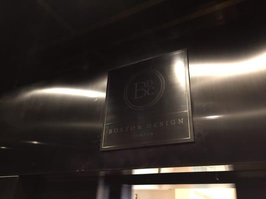 Inside the elevator