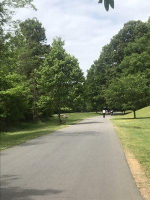 Biking, skateboarding, and walking