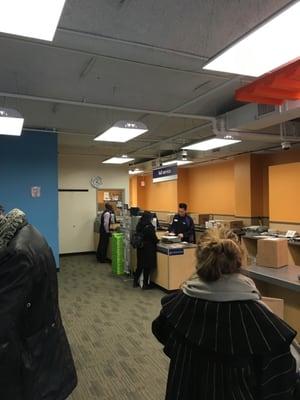 Basically the entire store, computers & copy machines on the left hand side