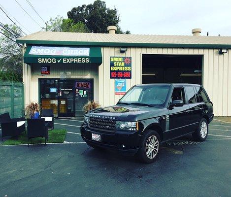 Luxury SUV - of course we smog those too.