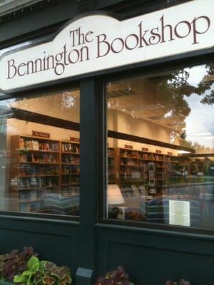 Bennington Bookshop window