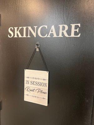 Full service skin care wing