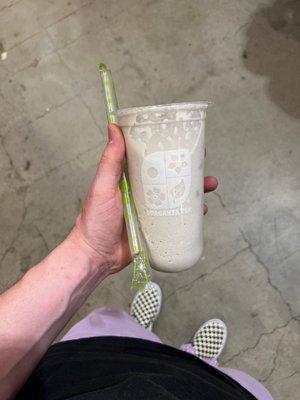 Regular Blended Coconut Taro w/boba