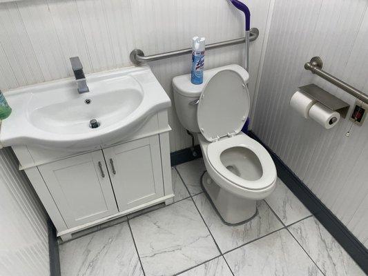 Waiting room bathroom