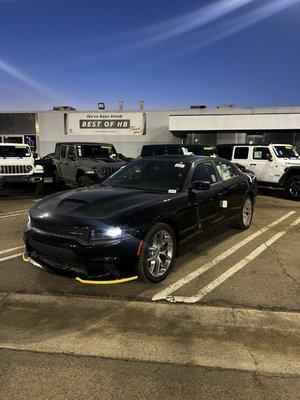 The charger I felt in love with when I got to the dealership.