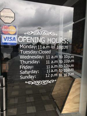 china restaurant at woodruff road opening hours