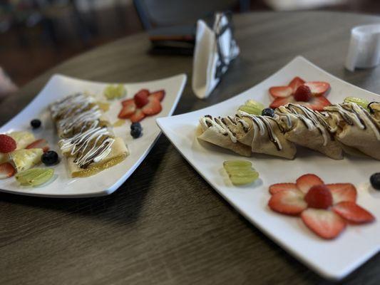 Crepes Peanut butter Apple