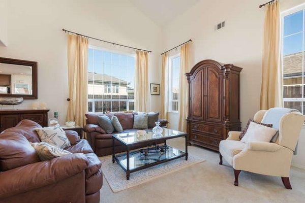 Spacious living room in this Arroyo Grande home!