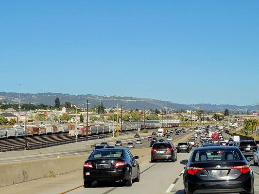 I-880 South, 5pm, Friday, Oakland