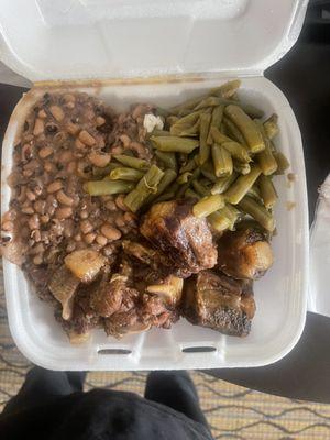 Beef Oxtails with 2 Sides