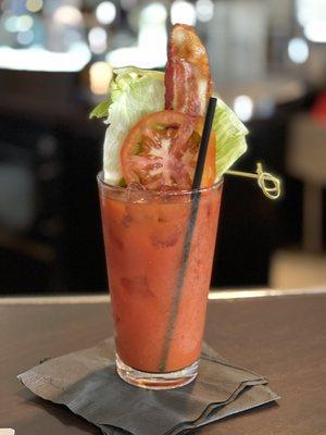 Bomb ass bacon Bloody Mary!