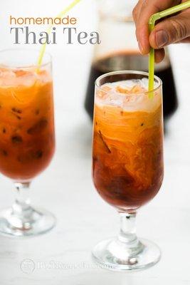 We are just ready For summer " Homemade Thai Ice Tea "