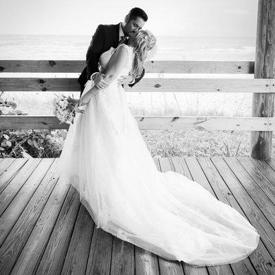 Intimate wedding on the beach