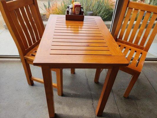 Commercial-grade Teak Refinishing