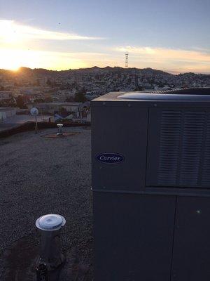 We also service rooftop combo package units.