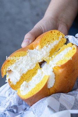 Cream Cheese Bagel (on a Egg Bagel)