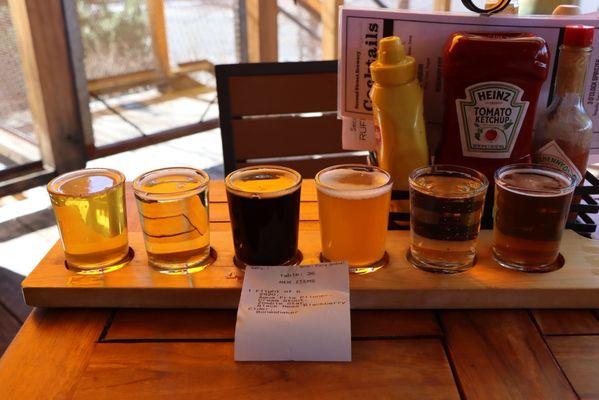 When in doubt, get the server choice for beer flights