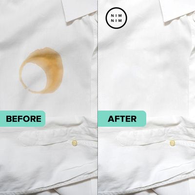 Your food  Your white shirts

Enjoy all occasions to the fullest and don't worry about the stains. 

NimNim is there to save your day!