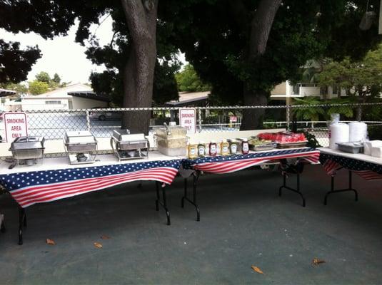 4th of July BBQ starts at 5