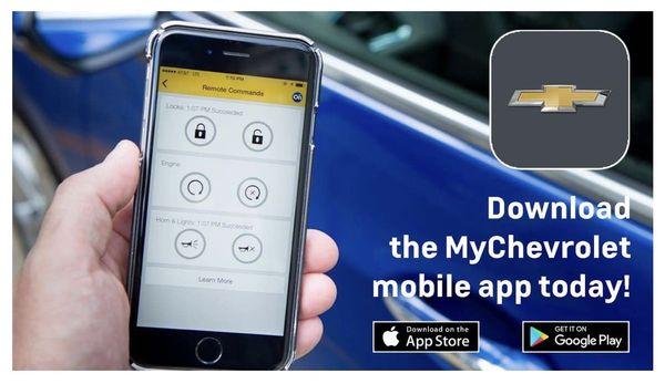 Download the MyChevrolet app today.  https://www.shaheenchevrolet.com/mychevroletapp/