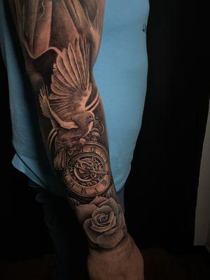 Blackand grey tattoo by @tattoos_ch8