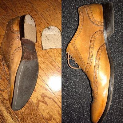 Replaced both heels on my Cole Haans for $35