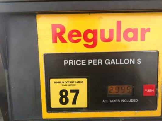 See today 11.06.13 gas elsewhere is .10¢-.20¢ cheaper