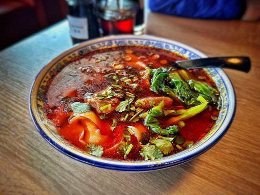 Braised Spicy Beef Noodle Soup