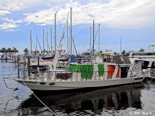 If you're in the Sanford area, make it a point to see the quirky boats at the marina, and enjoy some seafood and live music at Wolfy's!