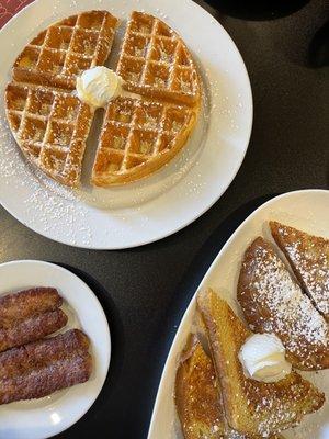 Rubbery Waffles and French toast