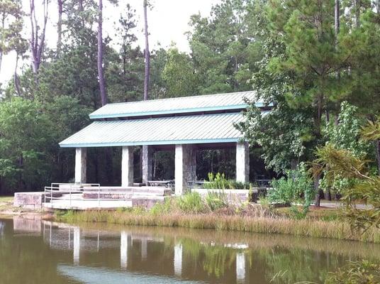 Pavilion by the pond