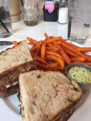 Chicken Fontina. Sweet Potato Fries.