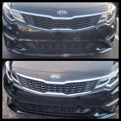 Before and after from Bambi repair