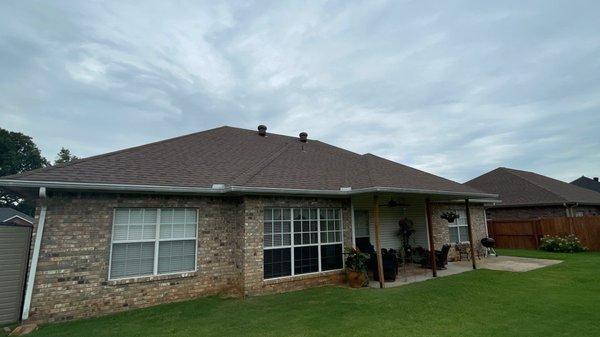 "Weathered Wood" is our most requested shingle. The color goes with almost any color and style of home.