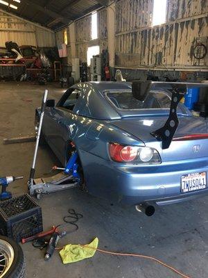 Fender rolling on the S2k