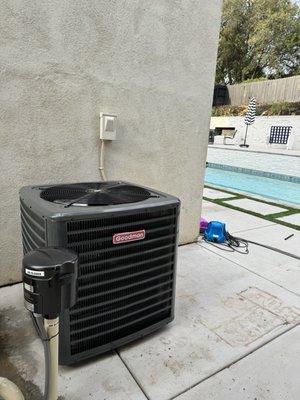 HVAC on the side of My home