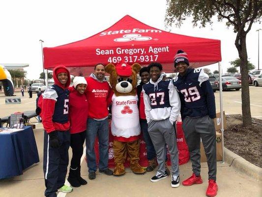 Engaging with the community at the Texas High School State Playoffs