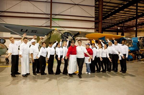 Serving at Yanks Air Museum Chino Airport