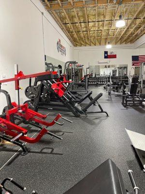 Gotta love an empty gym on Saturday morning!!