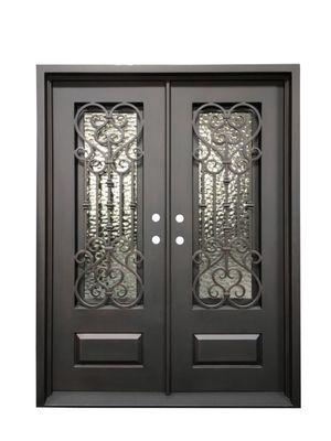 Double iron door installation