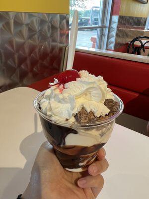 Peanut butter fudge sundae (maybe)