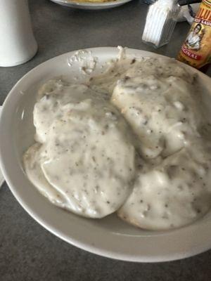 Biscuits and gravy good