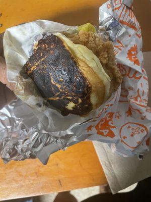 Burnt Chicken Sandwich