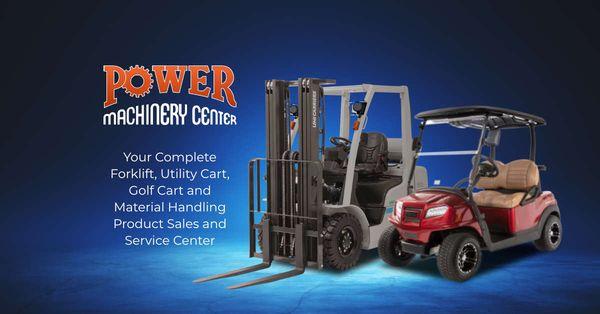 Used or New forklifts and utility carts available for sale or rental.